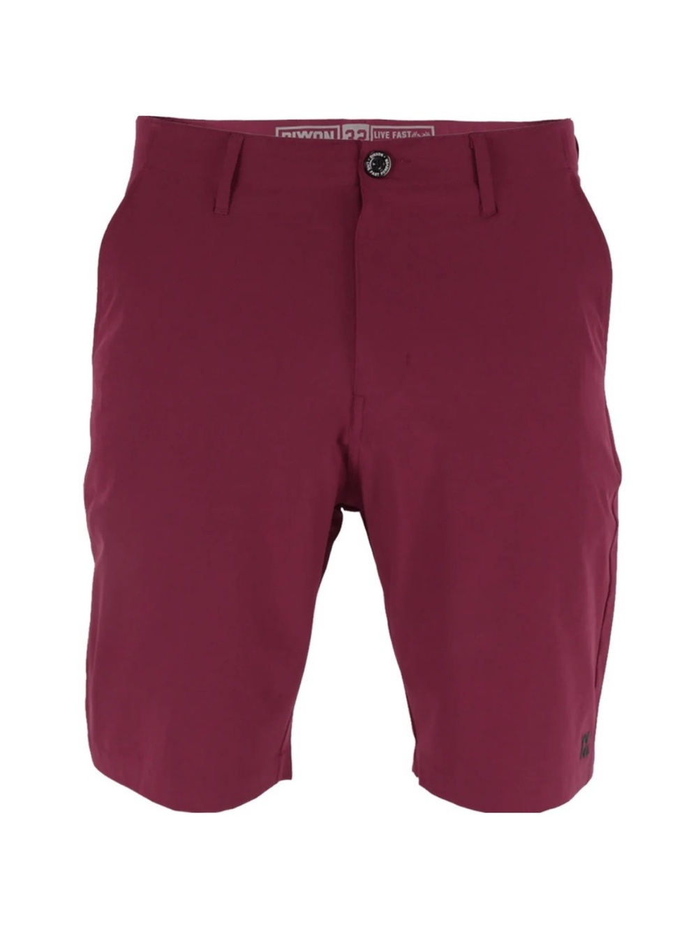 Dixxon The Brad Board Hybrid Shorts Men’s Maroon Elastic Waist Size Small